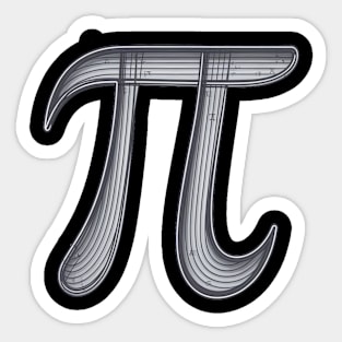 Pi Symbol Sticker